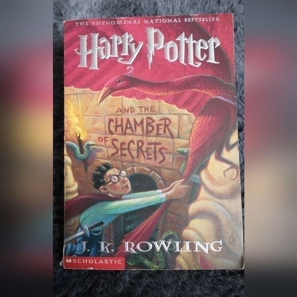 Harry Potter and the Chamber of Secrets Paperback First Print Scholastic 2000 - Picture 8 of 8